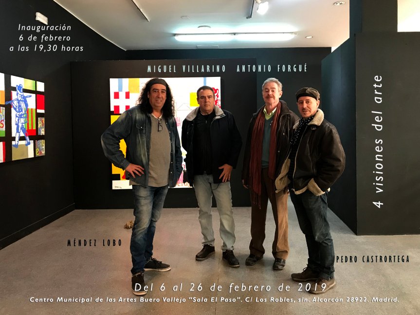 Autores exposición 4 miada del Arte