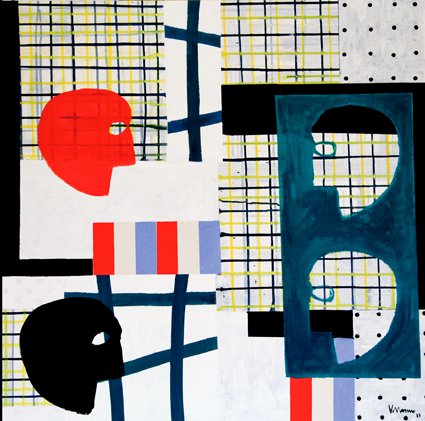 Arrectis auribus III_ Acrílico sore lienzo 100x100 cm_2013