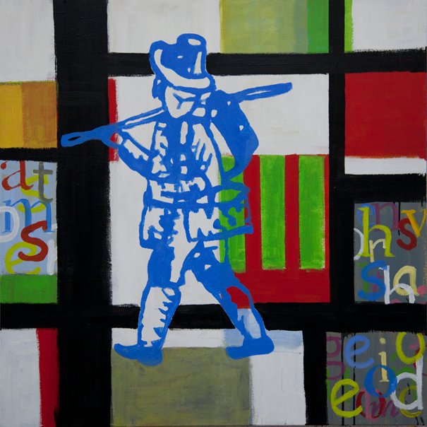 De las palabras como laberinto_acrílico sobre lienzo_100x100 cm_2018